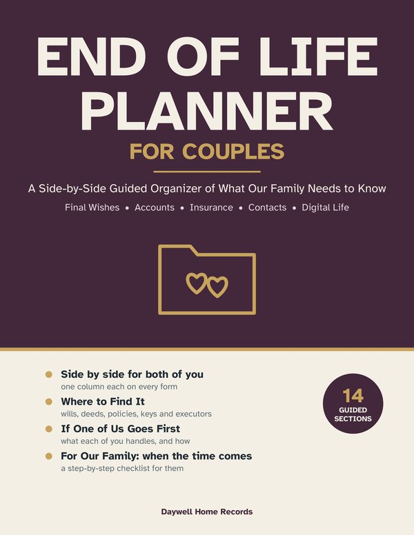 End of Life Planner for Couples
