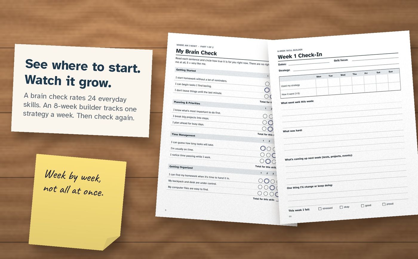 Executive Functioning Workbook for Teens with ADHD: inside the book, image 4